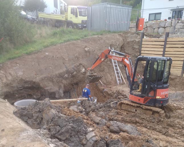 Sondergründung Baustelle